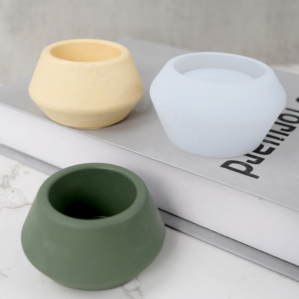 Coaster Mold Round - Ronde Kom Opbergdoos Siliconen Vorm Geurde