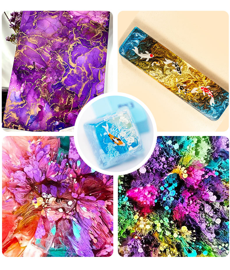 10ml Alcohol Inkt Art Epoxyhar - Resin Pigment Set recensie en prijs
