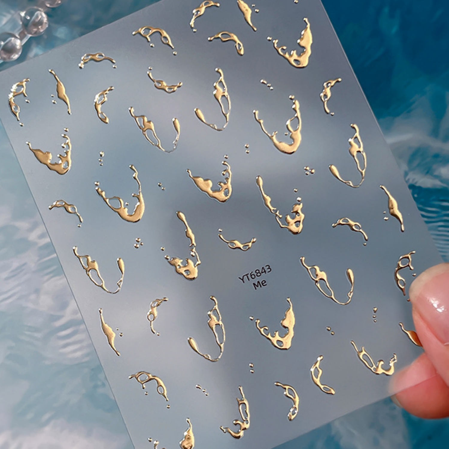 Gouden Folie Water Splash 5D N - Gold Foil Flakes recensie en prijs