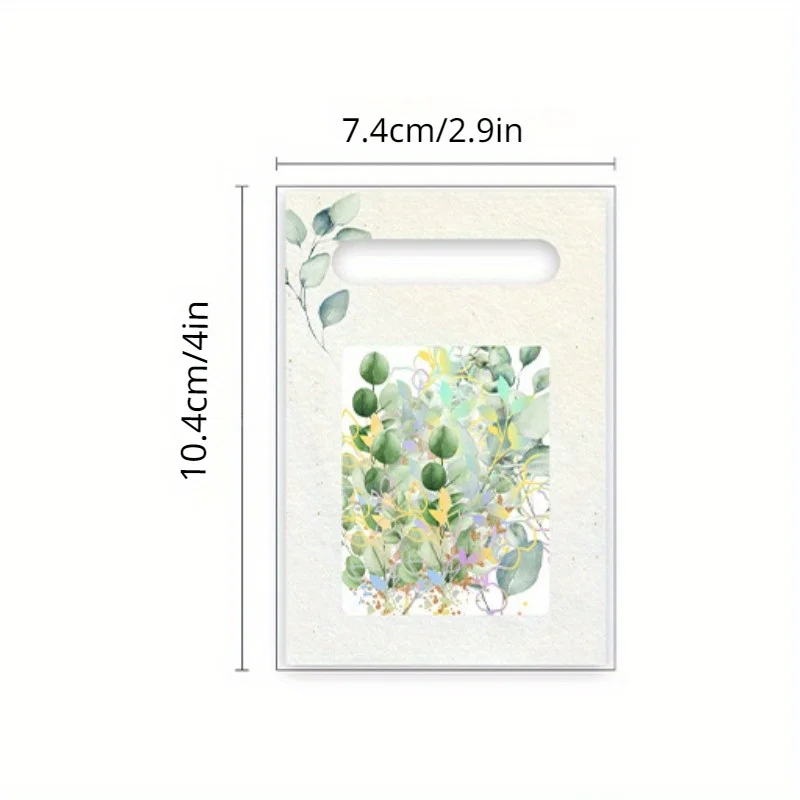 Vintage botanische stickerflak - Gold Foil Flakes recensie en prijs