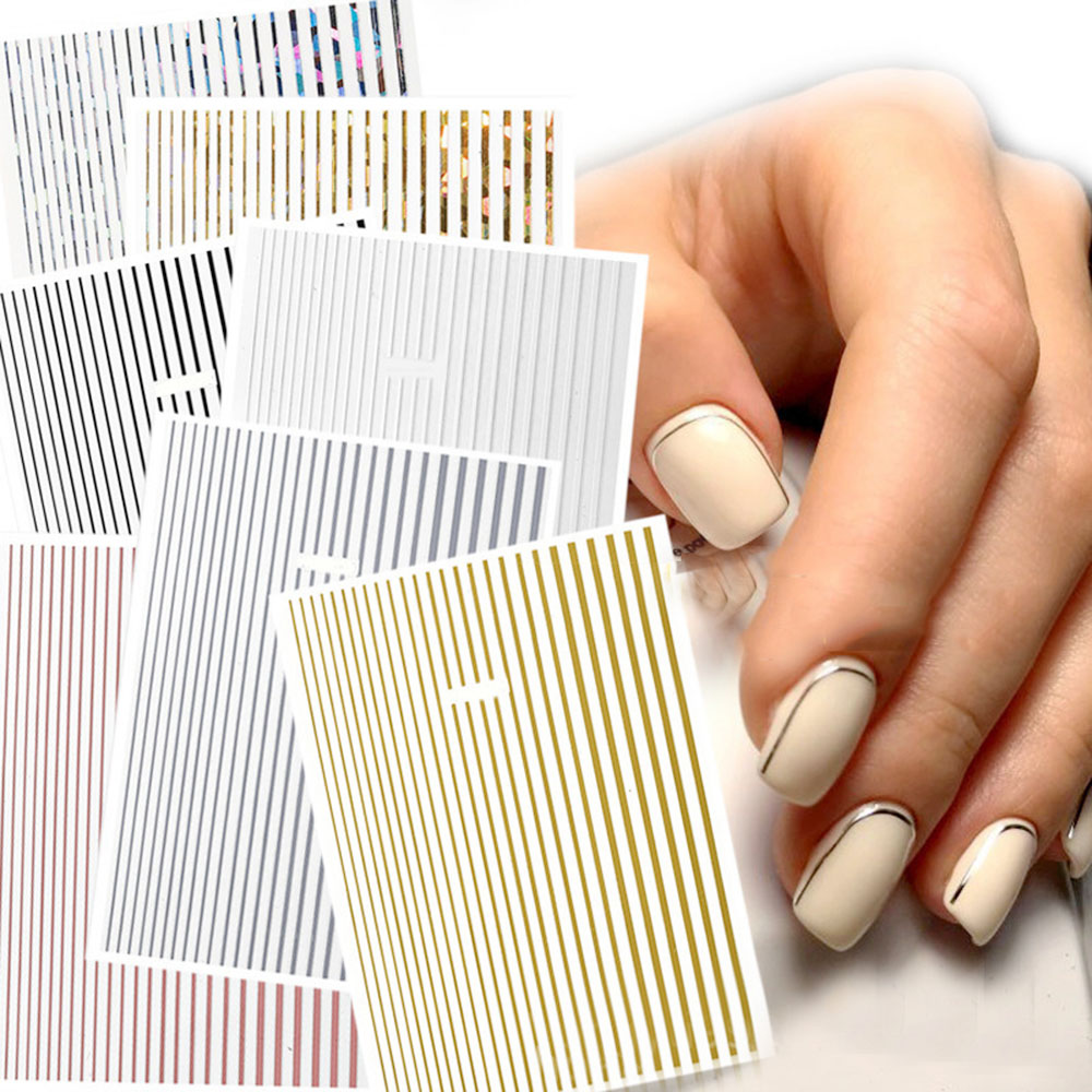 1 vel 3D Goud Zilver Lijnen St - Gold Foil Flakes recensie en prijs