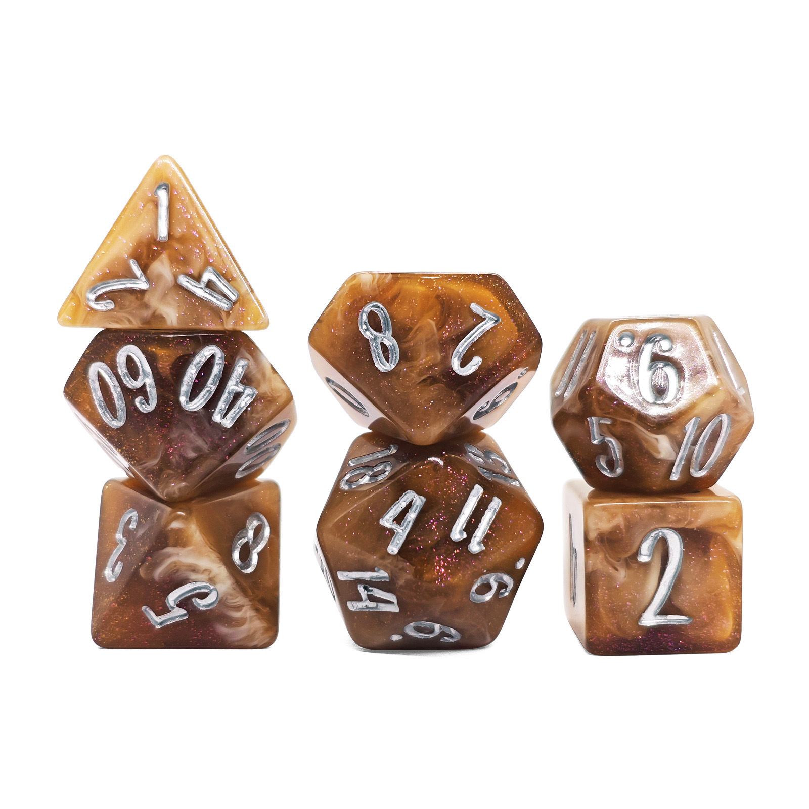 7-delige Rosa Cappuccino Swirl - Resin Glitter Pack recensie en prijs