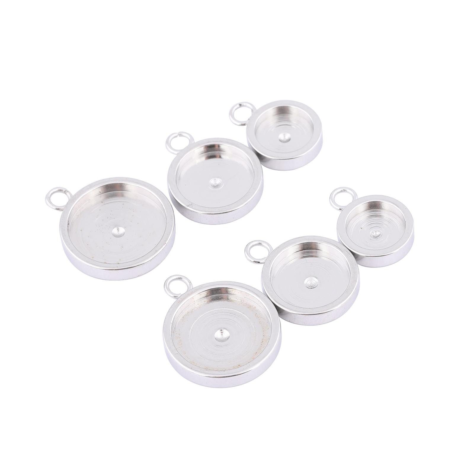 20st roestvrij staal 6mm 8mm 1 - Bezels Set Pendant recensie en prijs