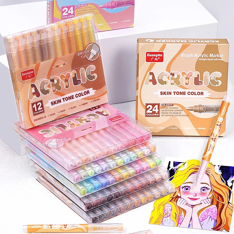 GuangNa 72 Kleuren Zachte Pens - Copic Marker Sketch recensie en prijs