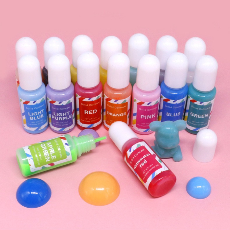 16 Kleur 10 ml Macaron Effen K - Resin Pigment Set recensie en prijs
