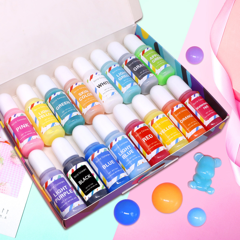 16 Kleur 10 ml Macaron Effen K - Resin Pigment Set recensie en prijs